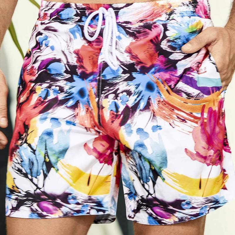 pantaloneta de baño mujer